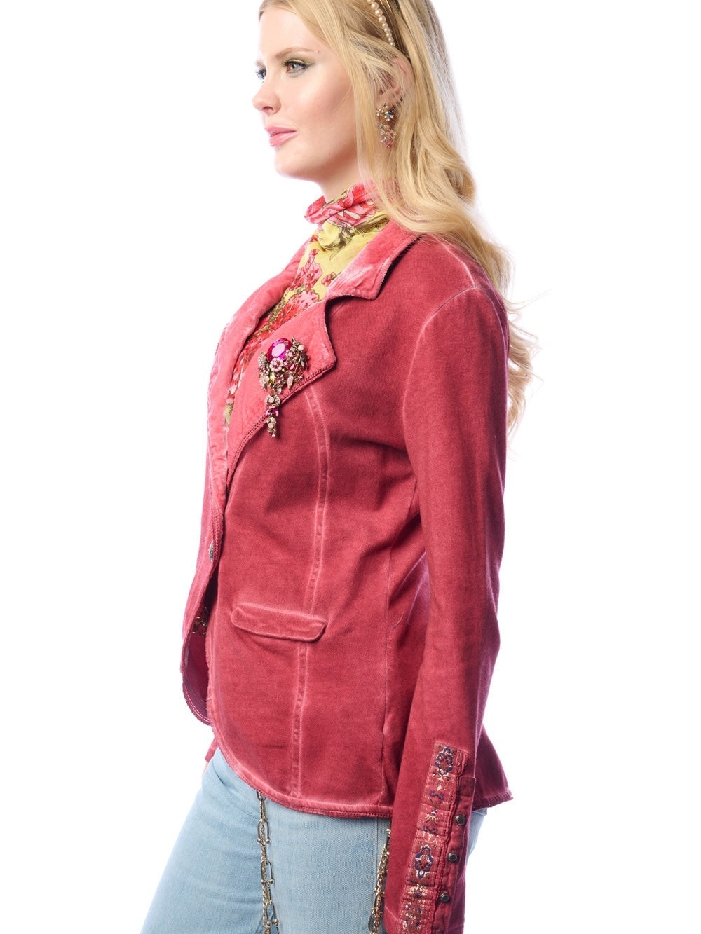 Colonel Jacket in Red - Picture 4 of 12